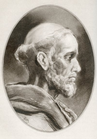 Św. Franciszek z Asyżu, z Żywych biografii przywódców zakonnych autorstwa Gordon Ross