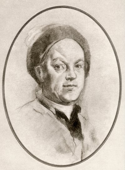 William Hogarth, z Żywych biografii wielkich malarzy autorstwa Gordon Ross