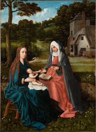 Madonna z Dzieciątkiem i św. autorstwa Goswin van der Weyden