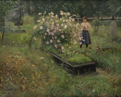 Scena Cmentarna autorstwa Gottfrid Kallstenius
