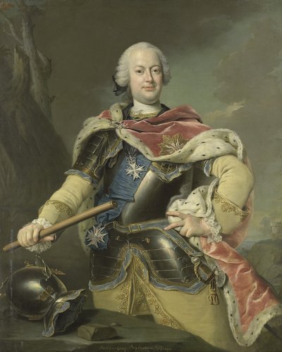 Portret Fryderyka Christiana, elektora saskiego 1722-1763, 1751 autorstwa Gottfried Boy