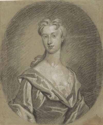 Portret kobiety, biust, w owalu autorstwa Gottfried Kneller