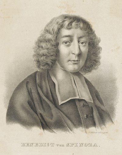 Portret Barucha Spinozy, ca. 1830-1840. autorstwa Gottfried Küstner