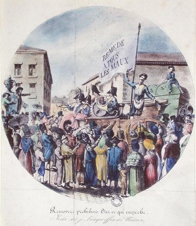 Szarlatan (kolor lito) autorstwa Gottfried or Godefroy Engelmann