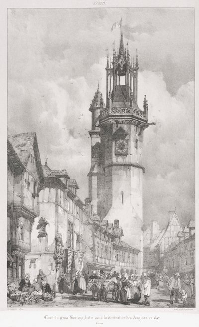 Malownicze i romantyczne podróże w Starej Francji, Normandii..., 1824. autorstwa Gottfried or Godefroy Engelmann