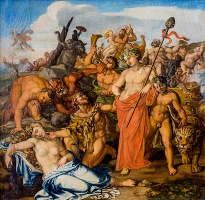 Bachus i Ariadna autorstwa Gottlieb Schick