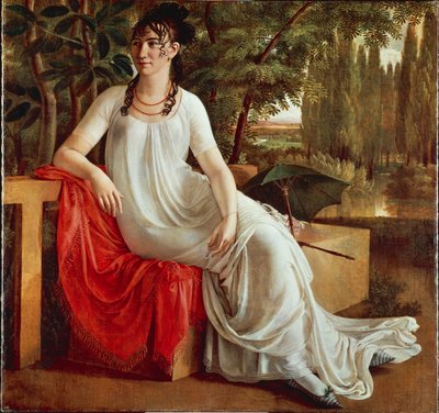 Pani Wilhelmine von Cotta, Christian Gottlieb Schick (1776-1812), olej na płótnie autorstwa Gottlieb Schick