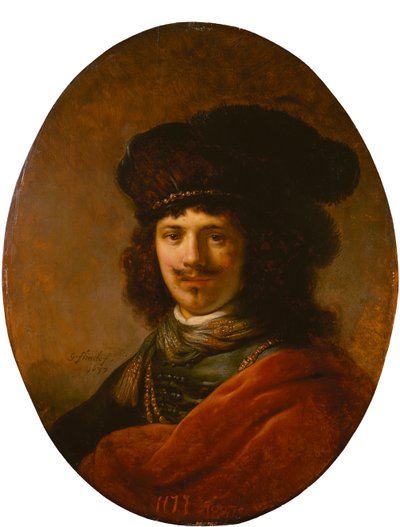 Portret młodego mężczyzny, 1637. autorstwa Govaert Flinck