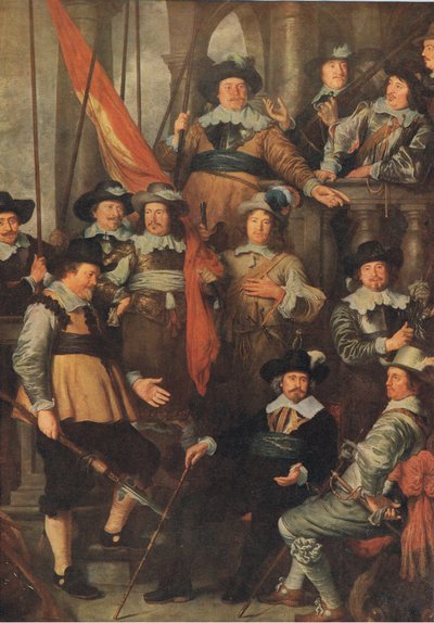 Firma Gwardii Obywatelskiej Amsterdamu 1645, Bibbys Annual, 1916-17 autorstwa Govaert Flinck