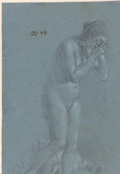 Stojąca kobieta z zakrytymi oczami autorstwa Govert Flinck (attributed to)