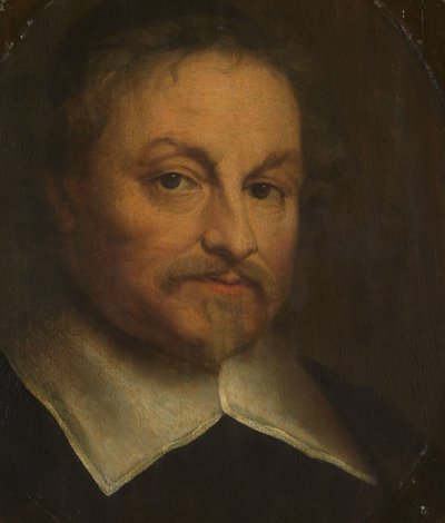 Joost van den Vondel (1587-1679), poeta autorstwa Govert Flinck