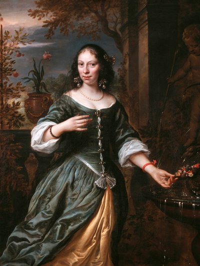 Portret Susanny van Baerle (1622-1674) autorstwa Govert Flinck