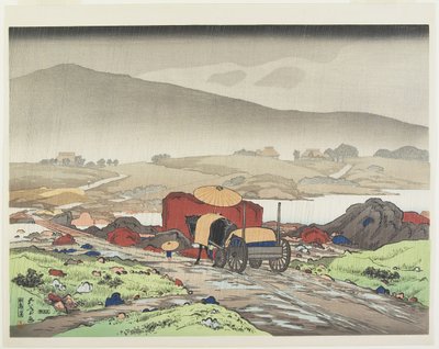 Dolina Yaba, 1918 autorstwa Goyo Hashiguchi