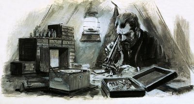 Alexander Humboldt był odkrywcą o znacznym bogactwie (gwasz na papierze) autorstwa Graham Coton