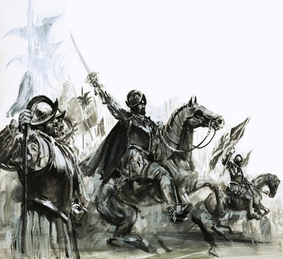 Francisco de Coronado na czele wyprawy do Meksyku autorstwa Graham Coton