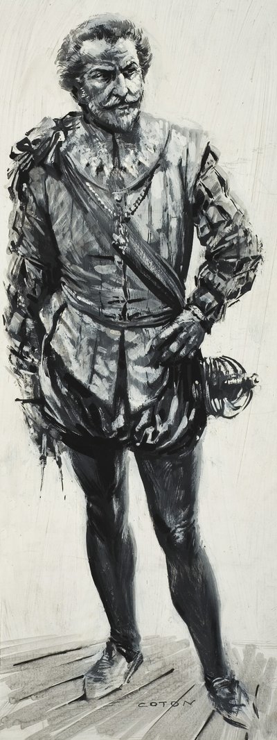 Sir Walter Raleigh () autorstwa Graham Coton