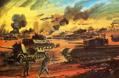 Bitwa pod El Alamein autorstwa Graham Coton