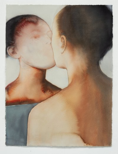 Lustro, 2025 (akwarela na płótnie Arches) autorstwa Graham Dean