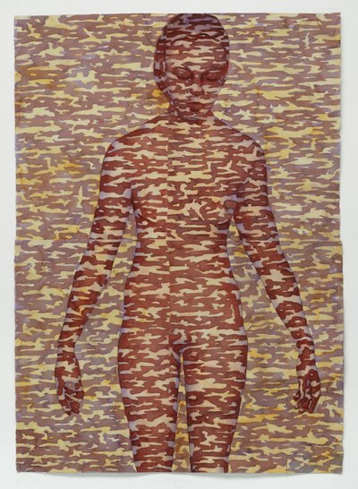 Ekran, 2025 (akwarela na łukach) autorstwa Graham Dean