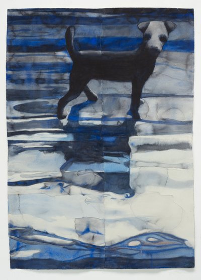 Toy Dog, 2025 (akwarela) autorstwa Graham Dean