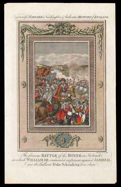 ?Słynna bitwa pod Boyne w Irlandii, 1690? autorstwa Grainger