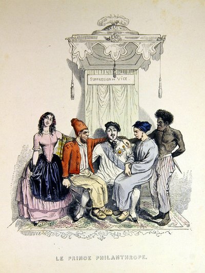 „Książę filantropijny” autorstwa Grandville