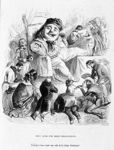 Kpiąc z siły krytyka dramatycznego. Rysunek w „”Jérôme Paturot w poszukiwaniu pozycji społecznej”” Louisa Reybaud autorstwa Grandville