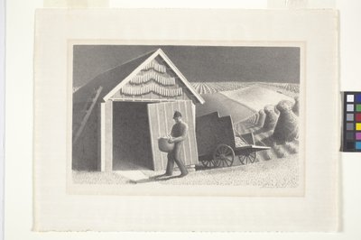 Czas nasion i żniwa autorstwa Grant Wood