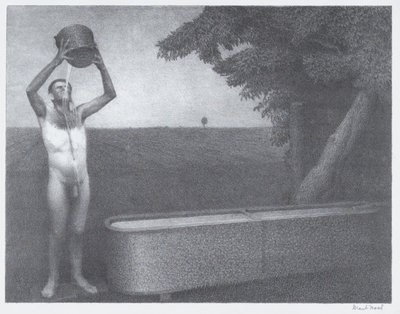 Noc duszna, 1939 autorstwa Grant Wood