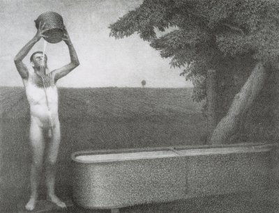 Parna noc, 1939 autorstwa Grant Wood