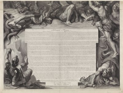 Alegoryczny portret konny Ludwika XIV, króla Francji autorstwa Gérard Edelinck
