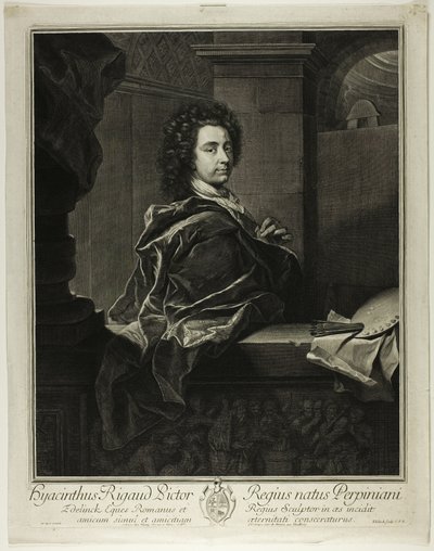 Hiacynt Rigaud autorstwa Gérard Edelinck