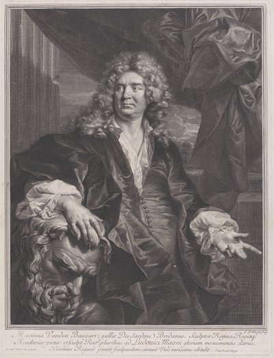 Martin Vanden Bogaert, zwany Desjardins, 1698. autorstwa Gérard Edelinck