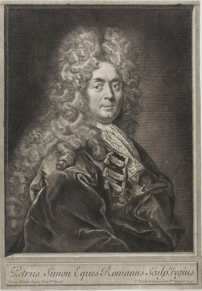 Pierre Simon, grawer autorstwa Gérard Edelinck