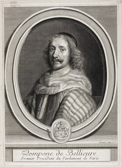 Pompon de Bellièvre autorstwa Gérard Edelinck