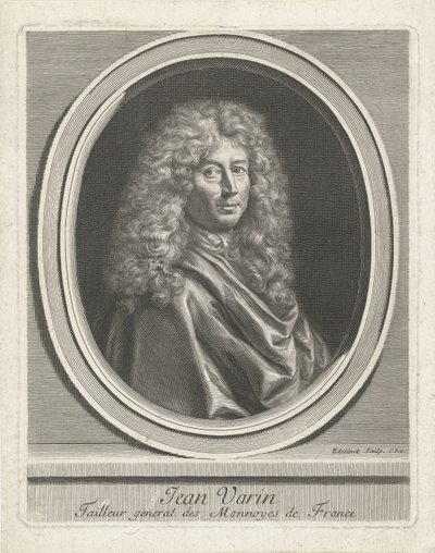 Portret Jeana Varina autorstwa Gérard Edelinck
