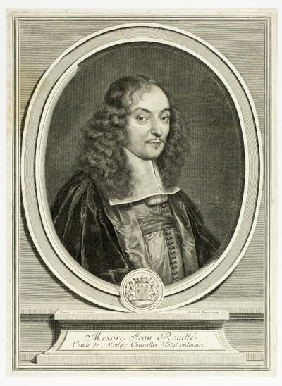 Sir Jean Rouille, hrabia Meslay autorstwa Gérard Edelinck