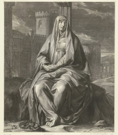 Żałoba Marii Mater Dolorosa autorstwa Gérard Edelinck