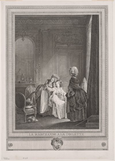 Handlarka w toalecie (La Marchande à la Toilette) autorstwa Gérard Vidal