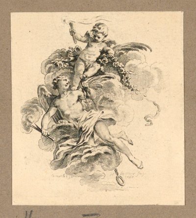 Hymen i Putto autorstwa Gravelot
