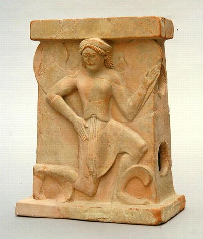 Ołtarz ceramiczny z Irysem, ok.500 pne (ceramika) autorstwa Greek