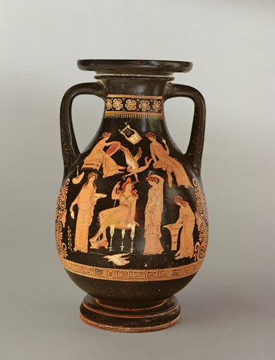Pelike czerwonofigurowy, ok. 350 pne (ceramika) autorstwa Greek