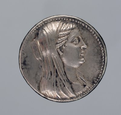 Srebrna Didrachma Berenice II (srebrna) (patrz również 288290) autorstwa Greek
