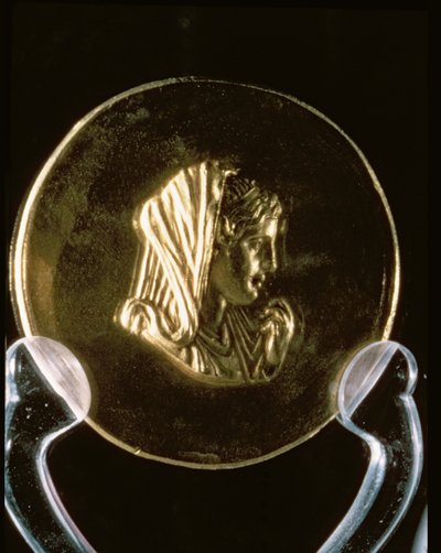 Złoty Medal Olimpii ze Skarbu Aboukir (złoty) autorstwa Greek School