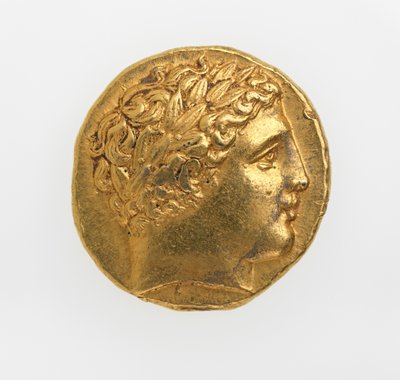 Awers statera Filipa II Macedonii, 359-336 pne (złoto) autorstwa Greek School