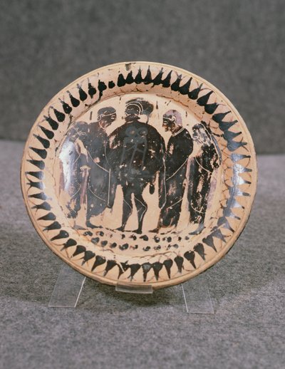 Talerz, Vibo Valentia (Hipponion) (ceramiczny) autorstwa Greek School