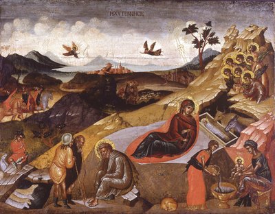 Narodzenia Pańskiego autorstwa Greek icon