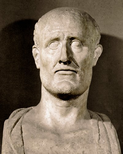 Popiersie Alcybiadesa (450-404 p.n.e.) męża stanu i generała ateńskiego Rzym, Muzeum Kapitolińskie autorstwa Greek or Roman