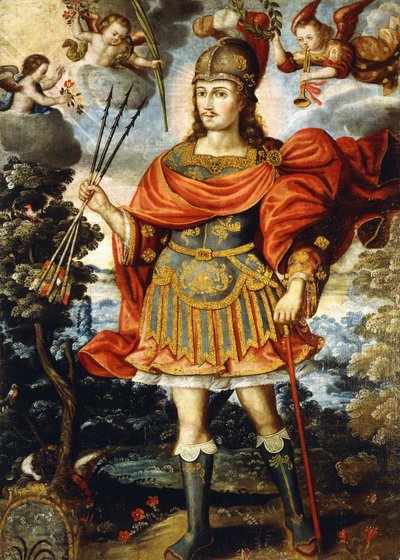 Św. Sebastian, ok.1620 autorstwa Gregorio Gamarra