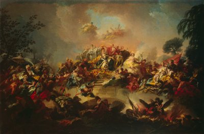 Apoteoza panowania Katarzyny II, 1767. autorstwa Gregorio Guglielmi